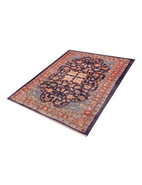Blau Persien Farahan Teppich  133 x 90 cm