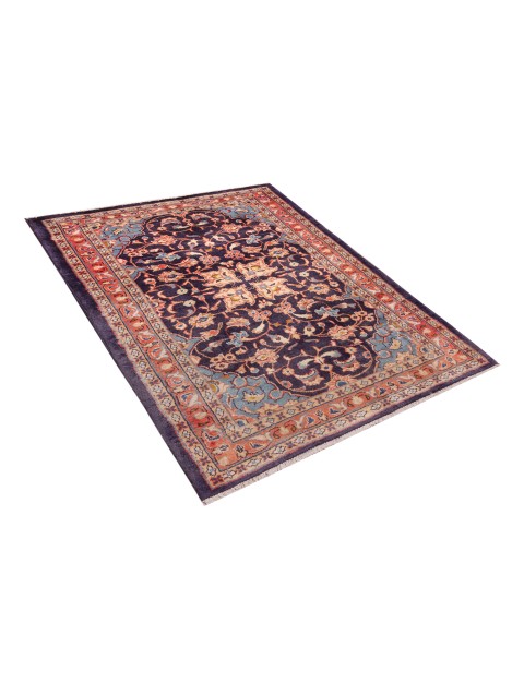 Blau Persien Farahan Teppich  133 x 90 cm