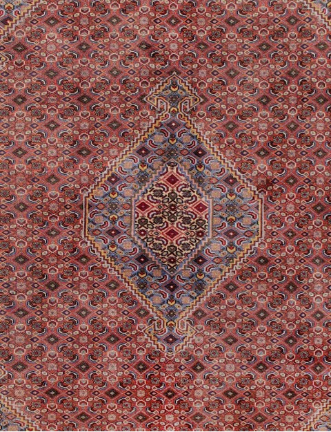 Blau Persien Tabriz Teppich  291 x 197 cm