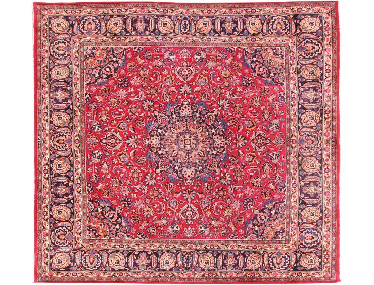 Rosso Persiano Mashad Tappeto 286 x 300 cm