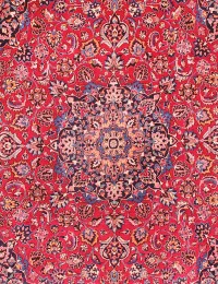 Rosso Persiano Mashad Tappeto 286 x 300 cm - view 1