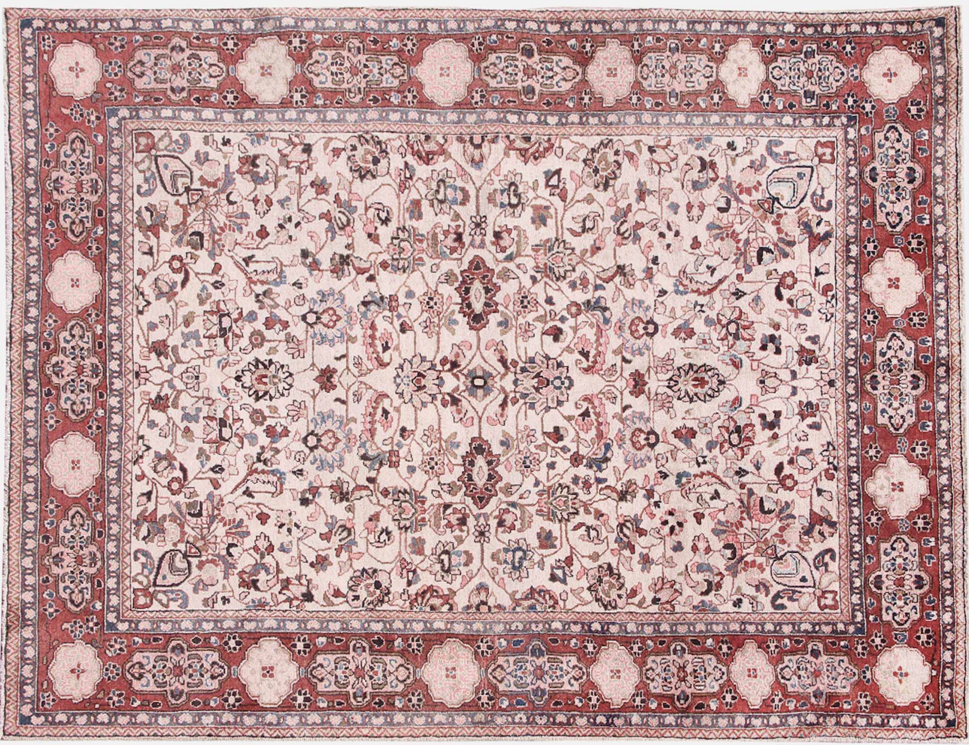 Hamadan Matto  beige <br/>281 x 182 cm