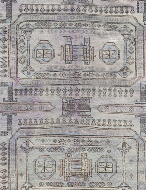 Harmaa Persia Vintage Carpet  280 x 150 cm