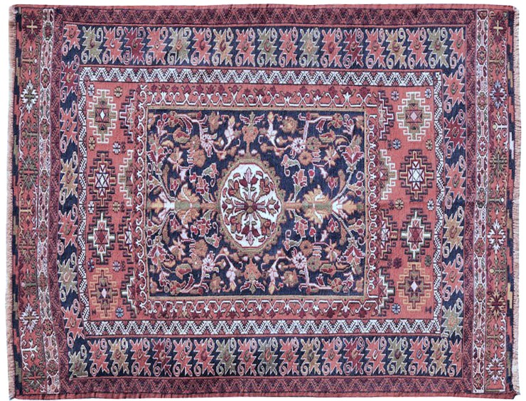 Marron Persa Kelim 185 x 127 cm