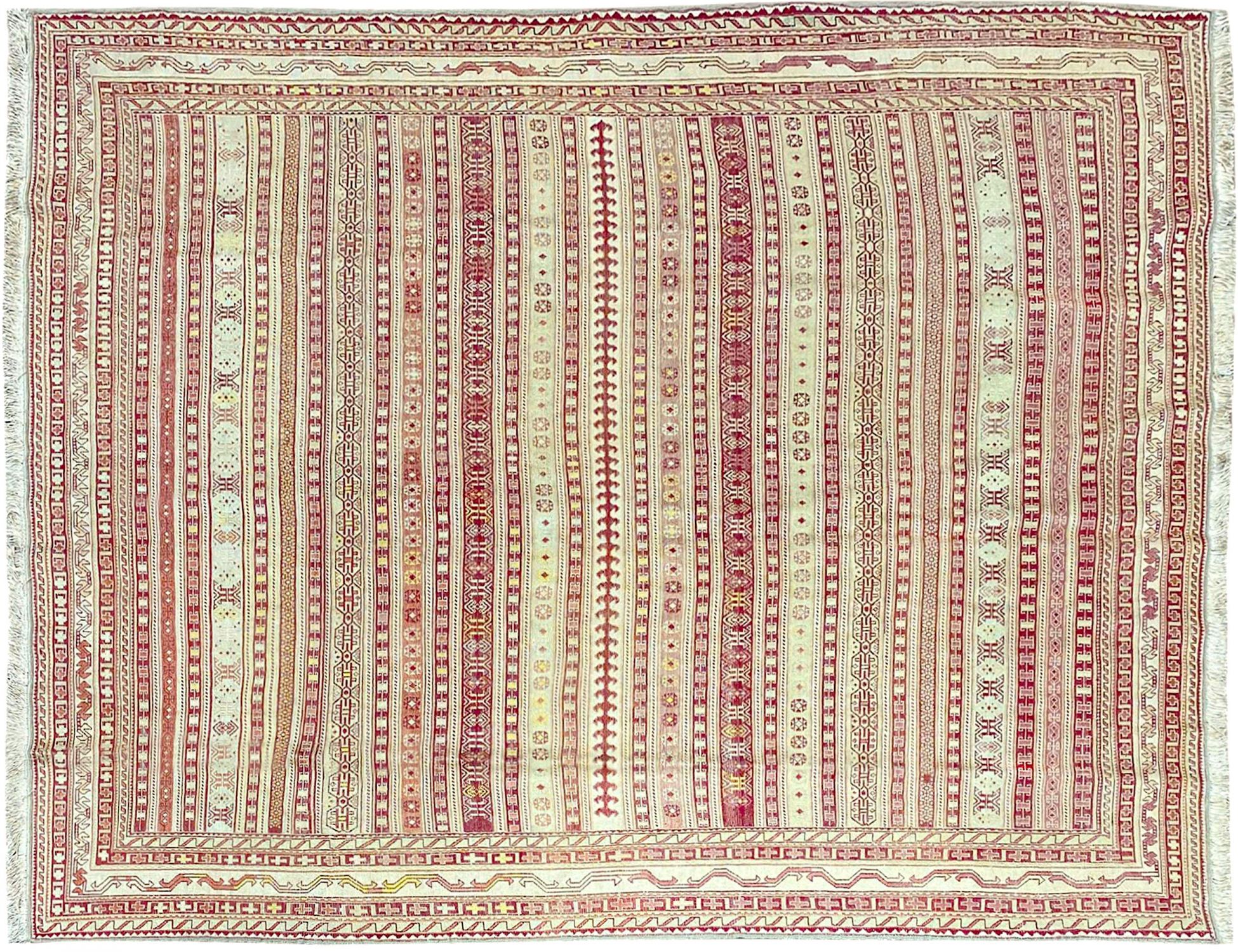 PERSIAN SILK KILIM   186 x 157 cm