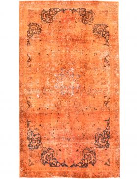 Persisk vintage teppe 245 x 130 oransje
