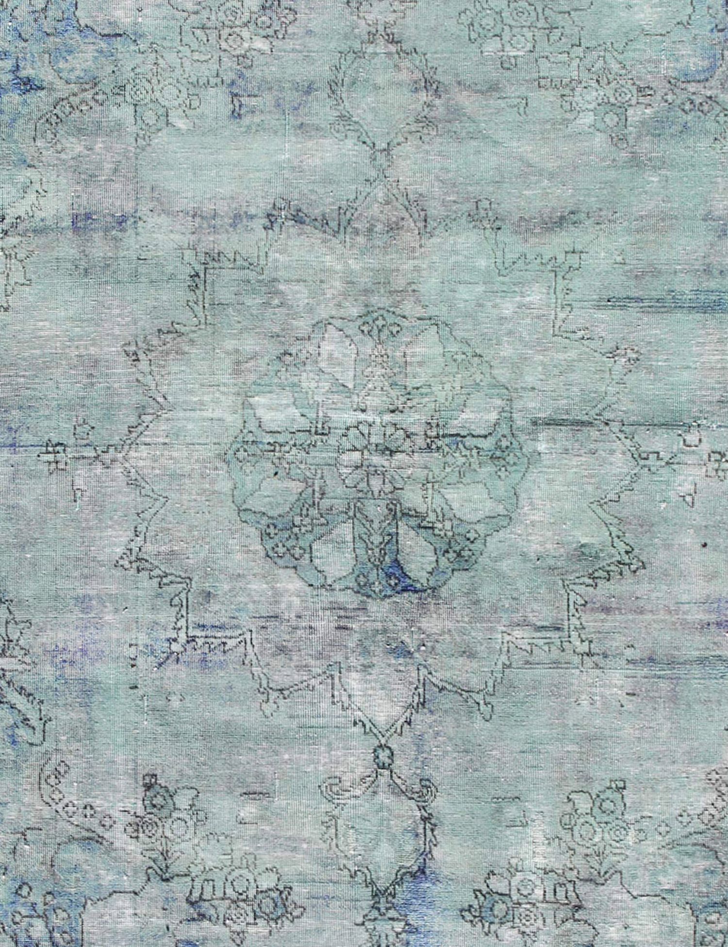 Persischer Vintage Teppich  türkis <br/>268 x 186 cm