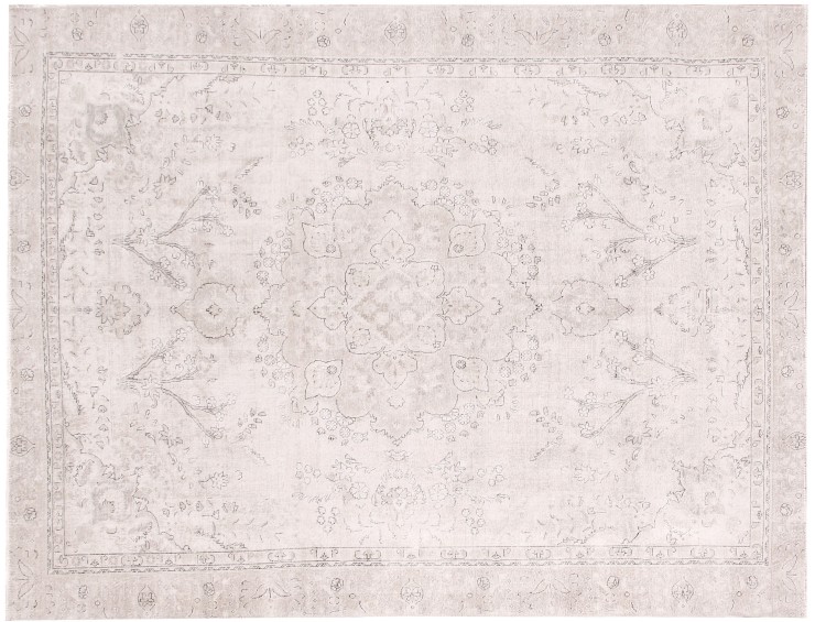 Beige Perzië Perzisch Vintage Tapijt 216 x 130 cm