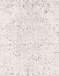 Beige Perzië Perzisch Vintage Tapijt 216 x 130 cm - view 1