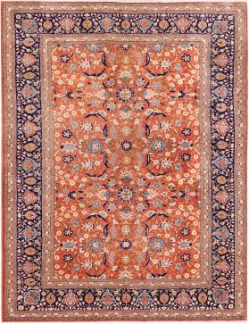 Isfahan Teppe 240 x 164 oransje