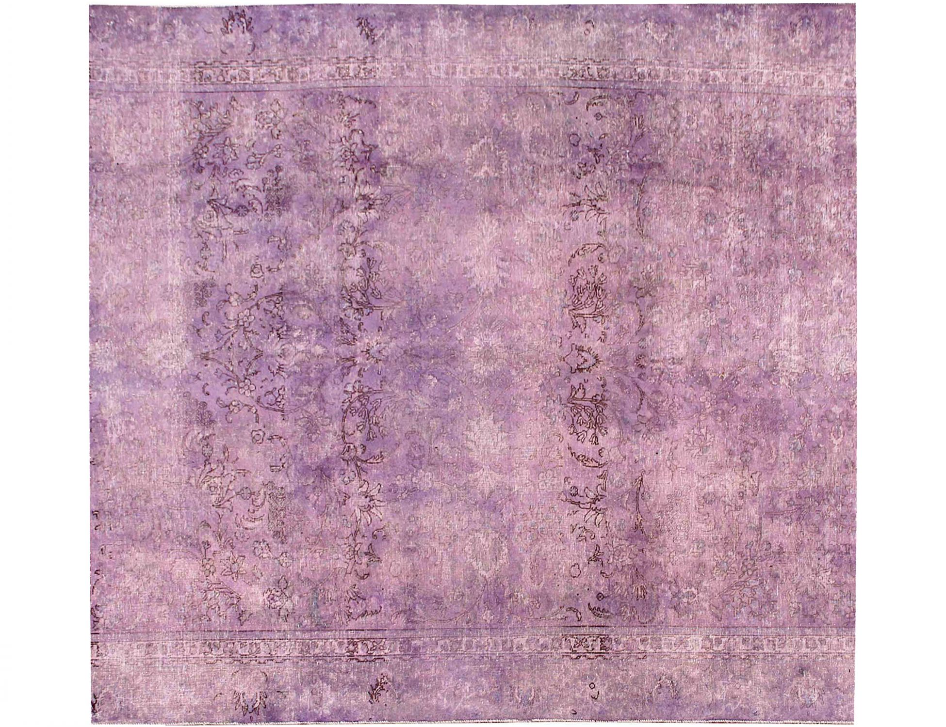 Tappeto vintage persiano  lilla <br/>280 x 280 cm