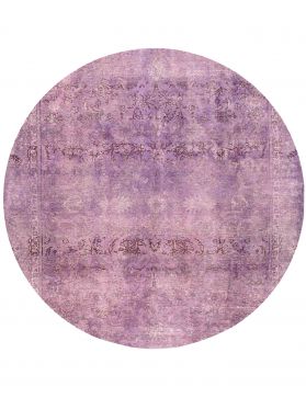 Tapis Persan vintage 280 x 280 violet