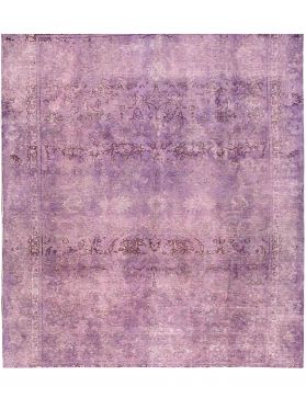 Alfombra persa vintage 320 x 280 púrpura