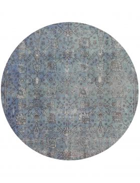 Persischer Vintage Teppich 223 x 223 blau