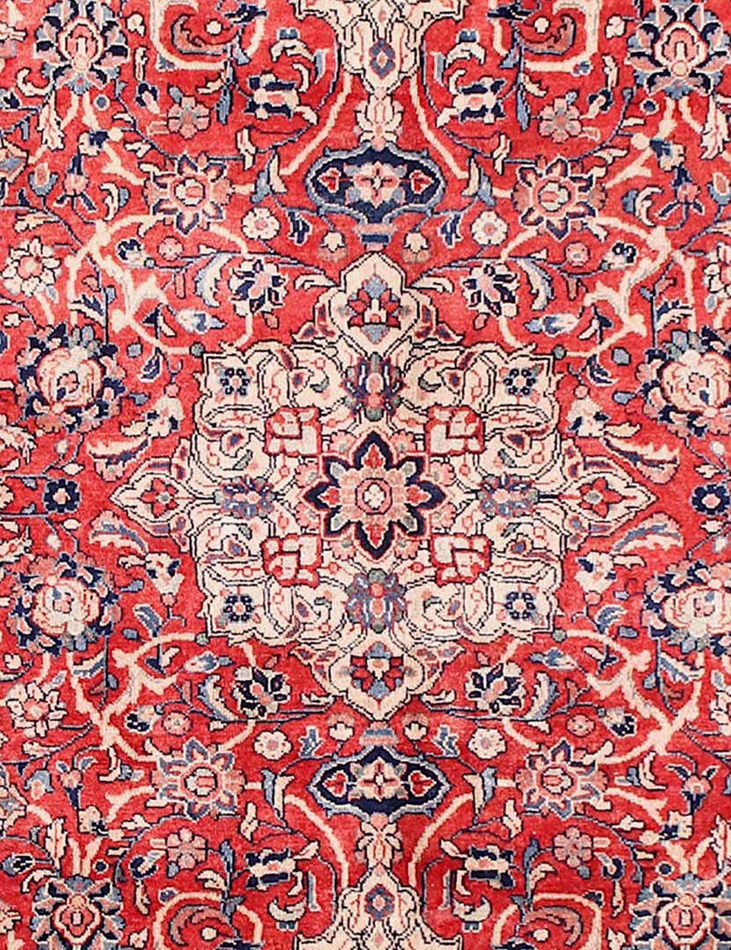  Tæppe  rød <br/>206 x 206 cm