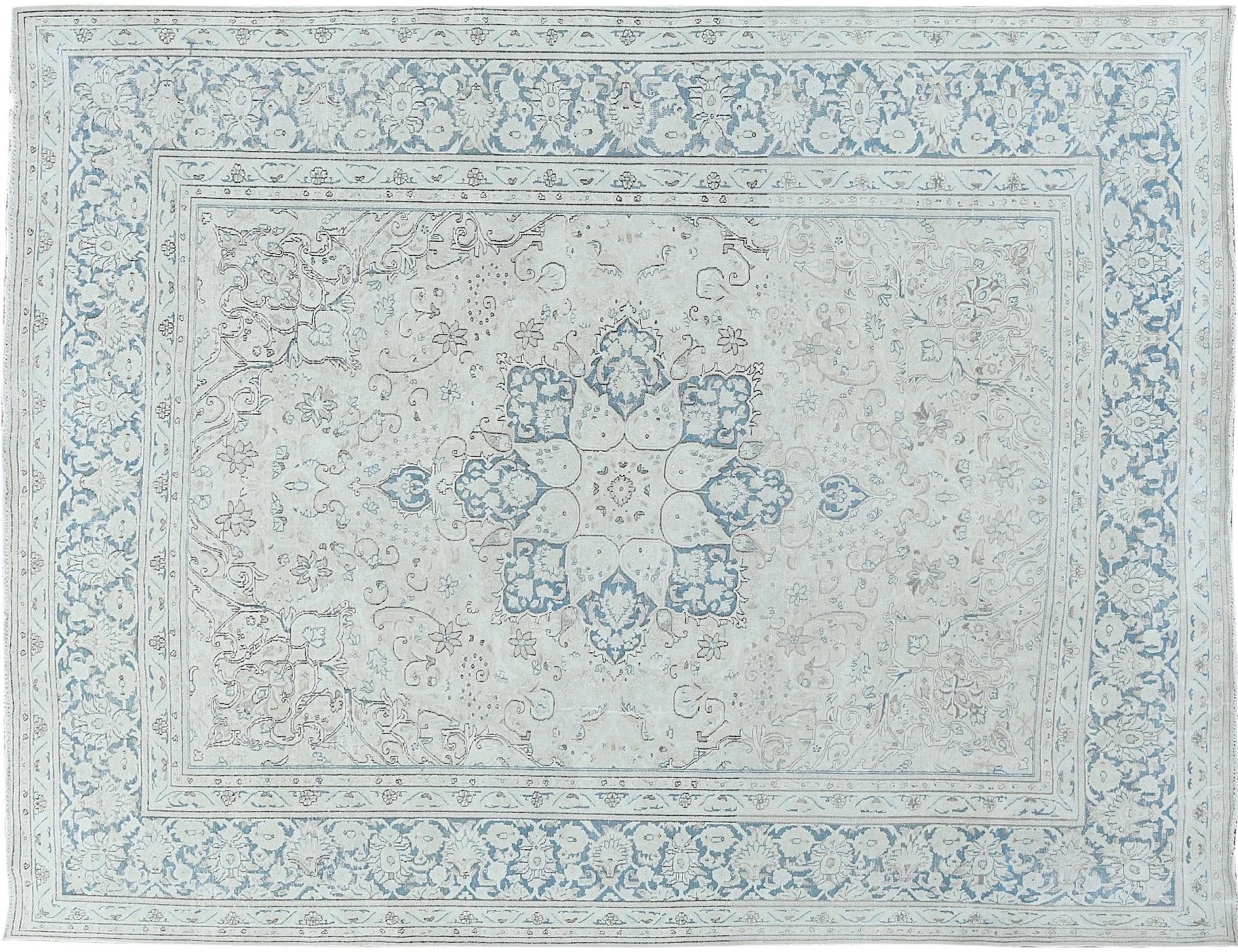 Retro Matta  blå <br/>383 x 289 cm