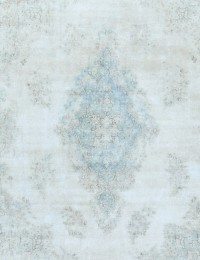 Blå Persien Retro Matta  396 x 305 cm