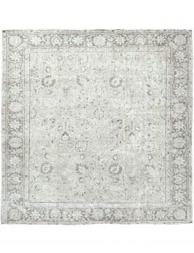 Square Retro Rug  beige  <br/>330 x 291 cm