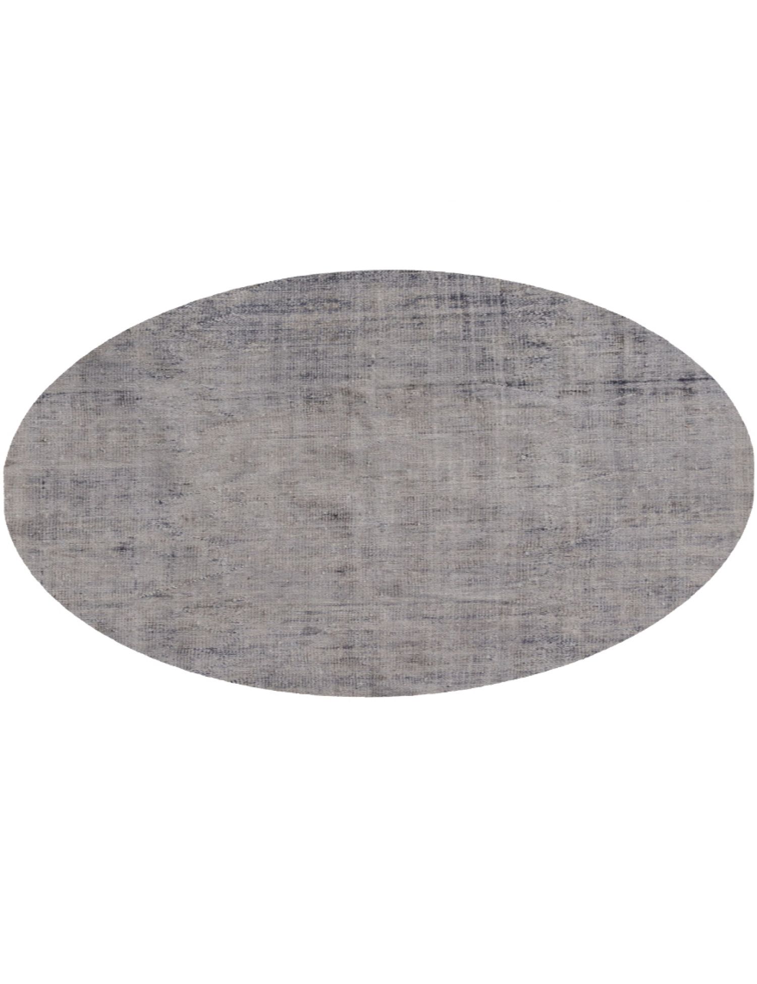 Rund Vintage Teppich  grau  160 x 160 cm