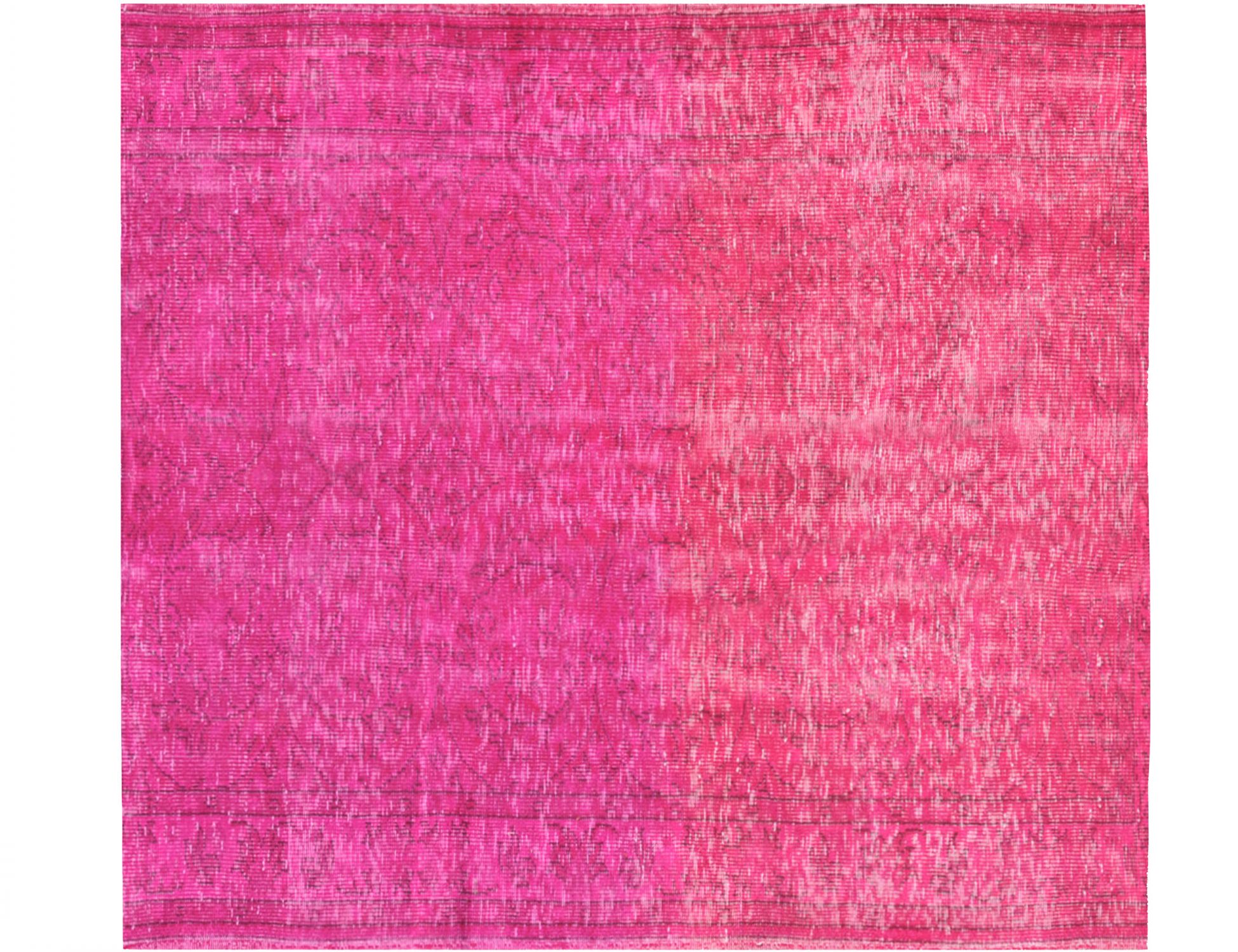 Tappeto Vintage  rosa <br/>147 x 147 cm