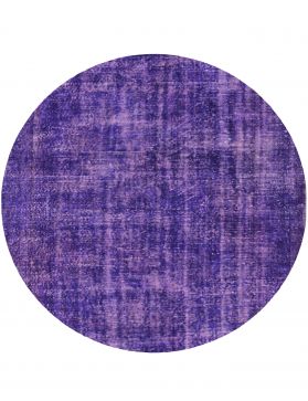 Alfombra vintage 151 X 151 púrpura