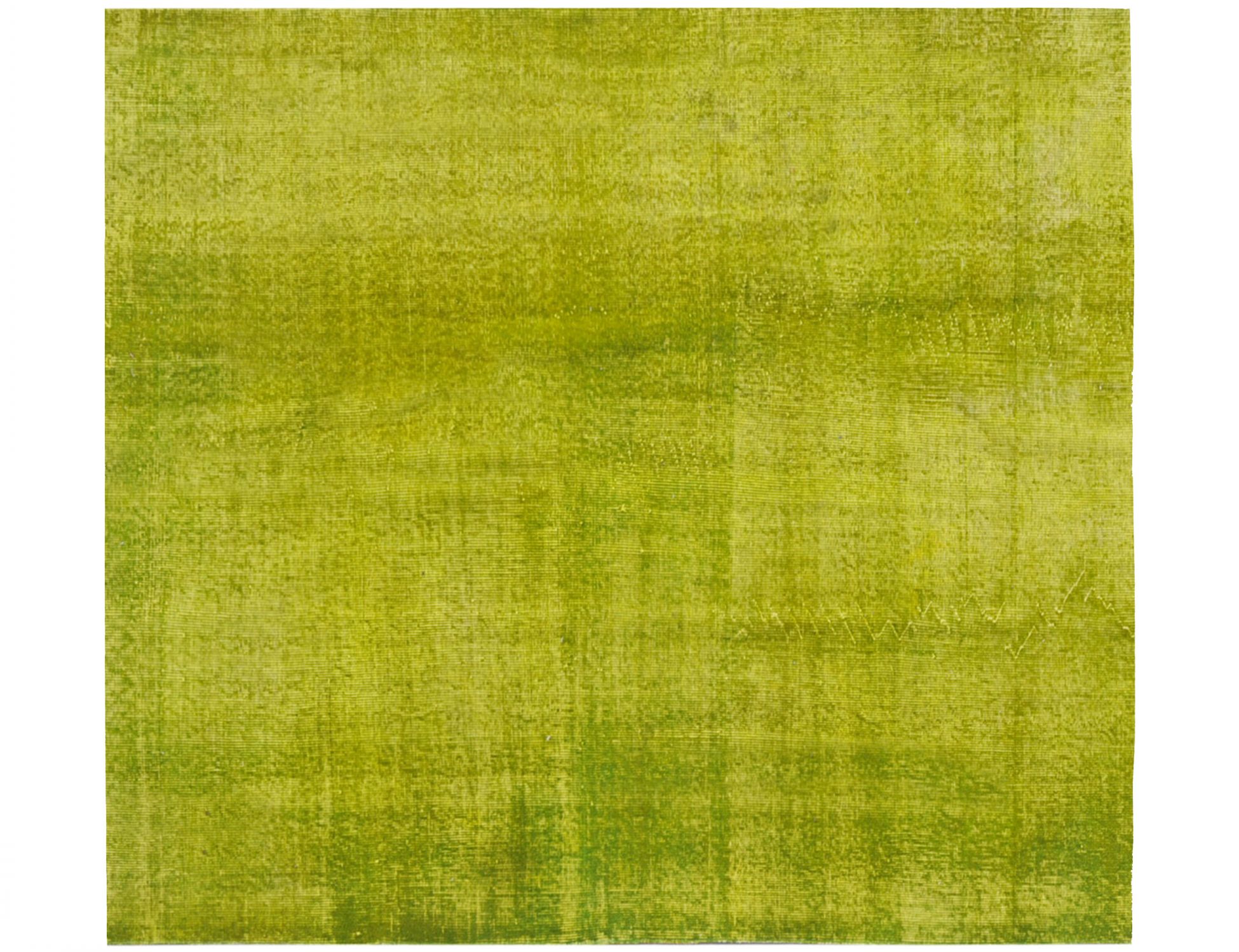 Vintage Teppich  grün <br/>174 x 174 cm