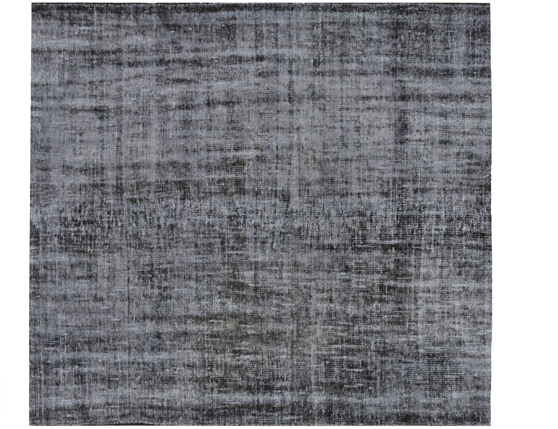 Quadrat Vintage Teppich  schwarz <br/>179 x 179 cm