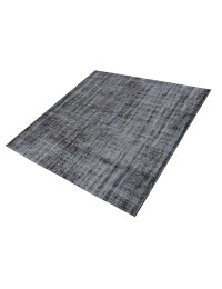 Schwarz Türkei Vintage Teppich  179 x 179 cm