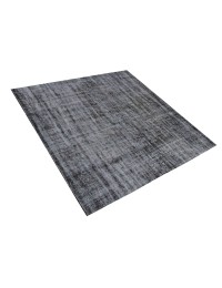Schwarz Türkei Vintage Teppich  179 x 179 cm