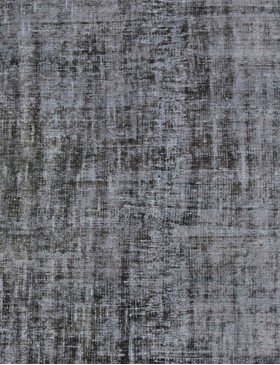 Svart Turkiet Vintage Matta  179 x 179 cm