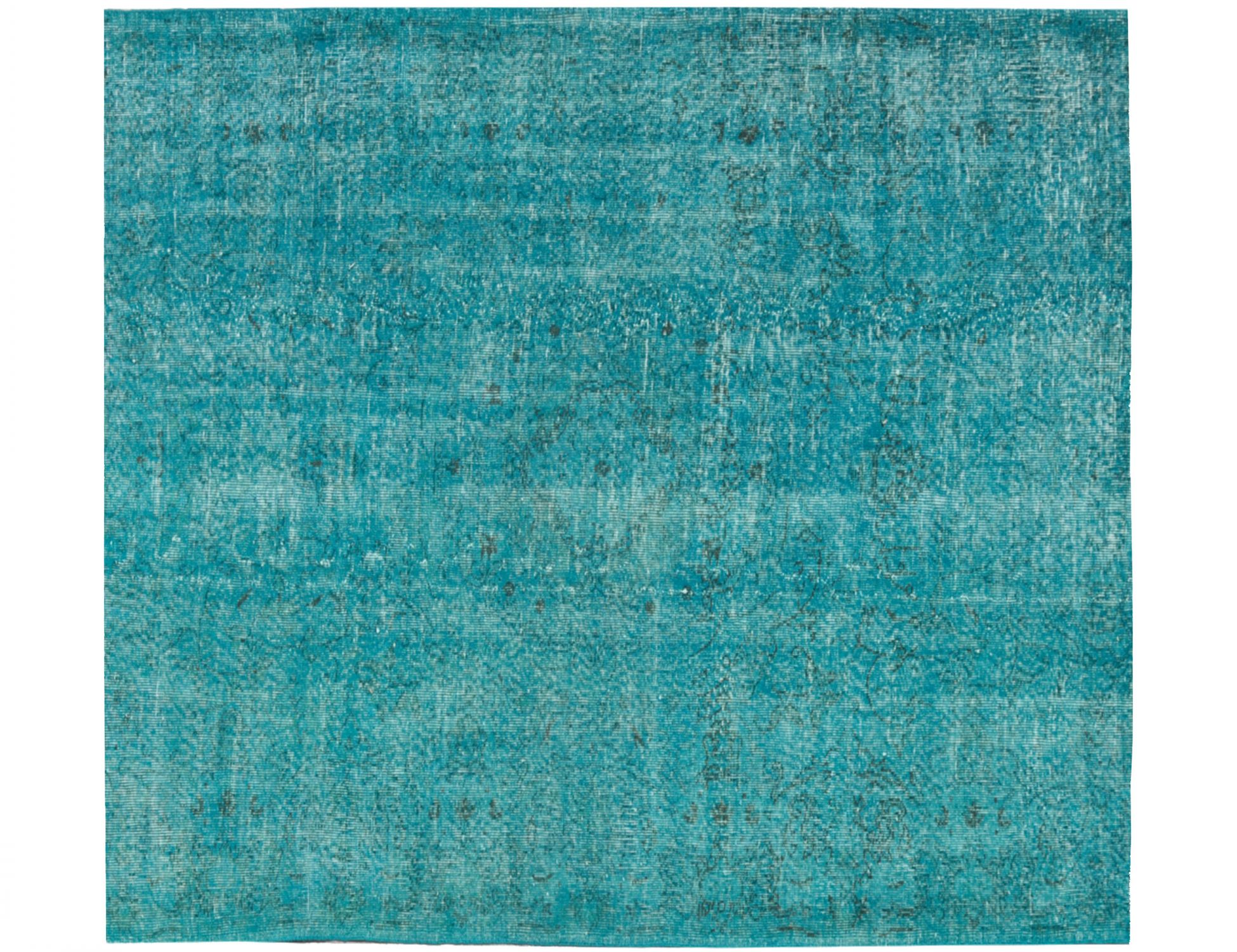 Tappeto Vintage  blu <br/>164 x 164 cm