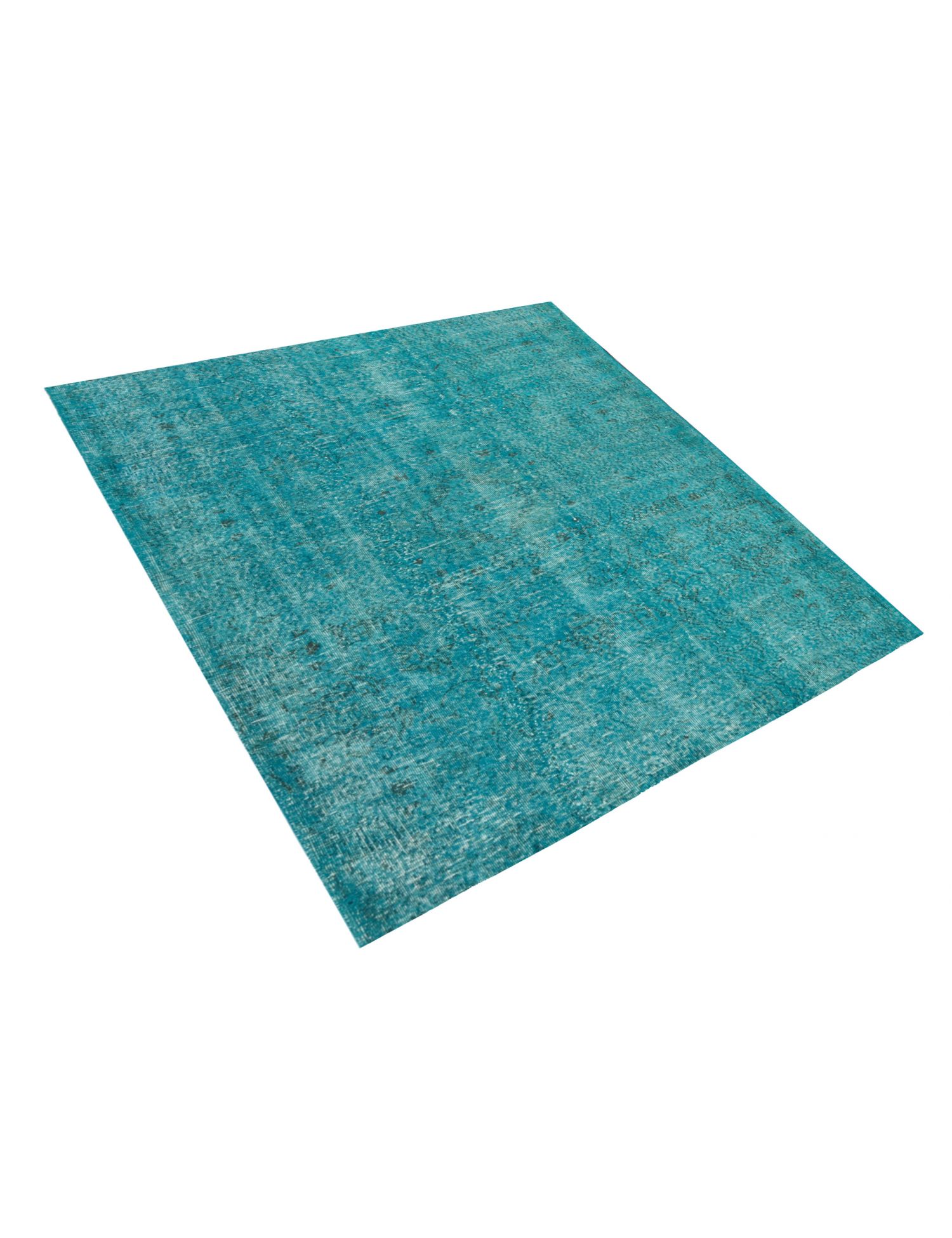 Vintage Teppich  blau <br/>164 x 164 cm