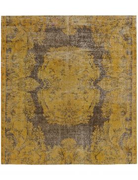 Tappeto Vintage  giallo <br/>197 x 197 cm