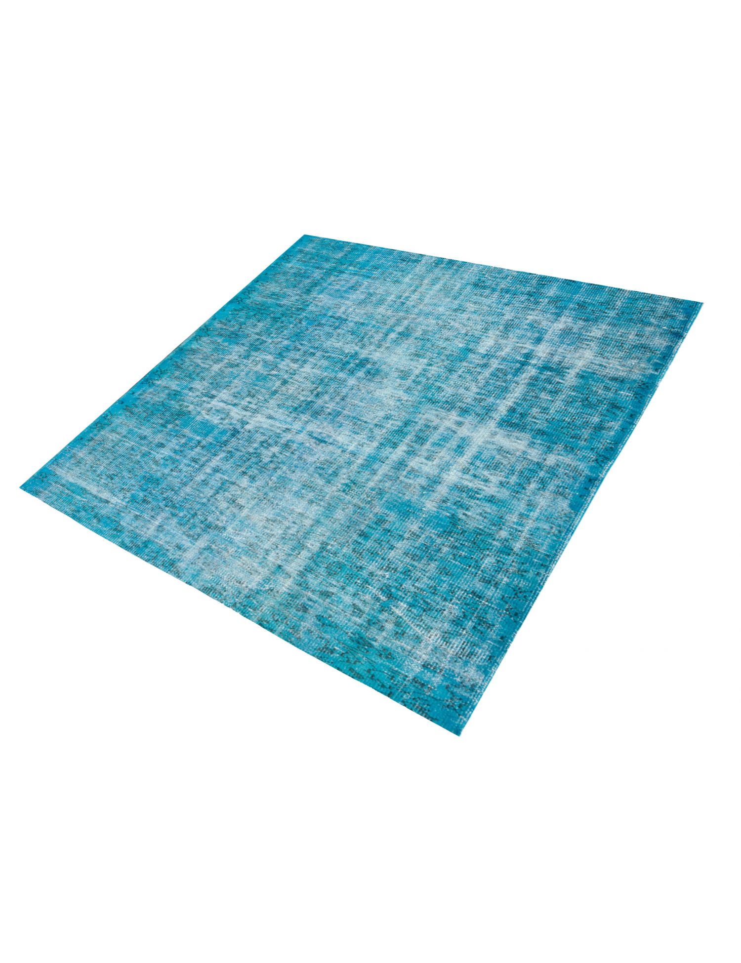 Vintage Teppich  blau <br/>162 x 162 cm