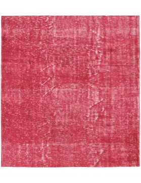 Alfombra vintage 179 X 179 rojo