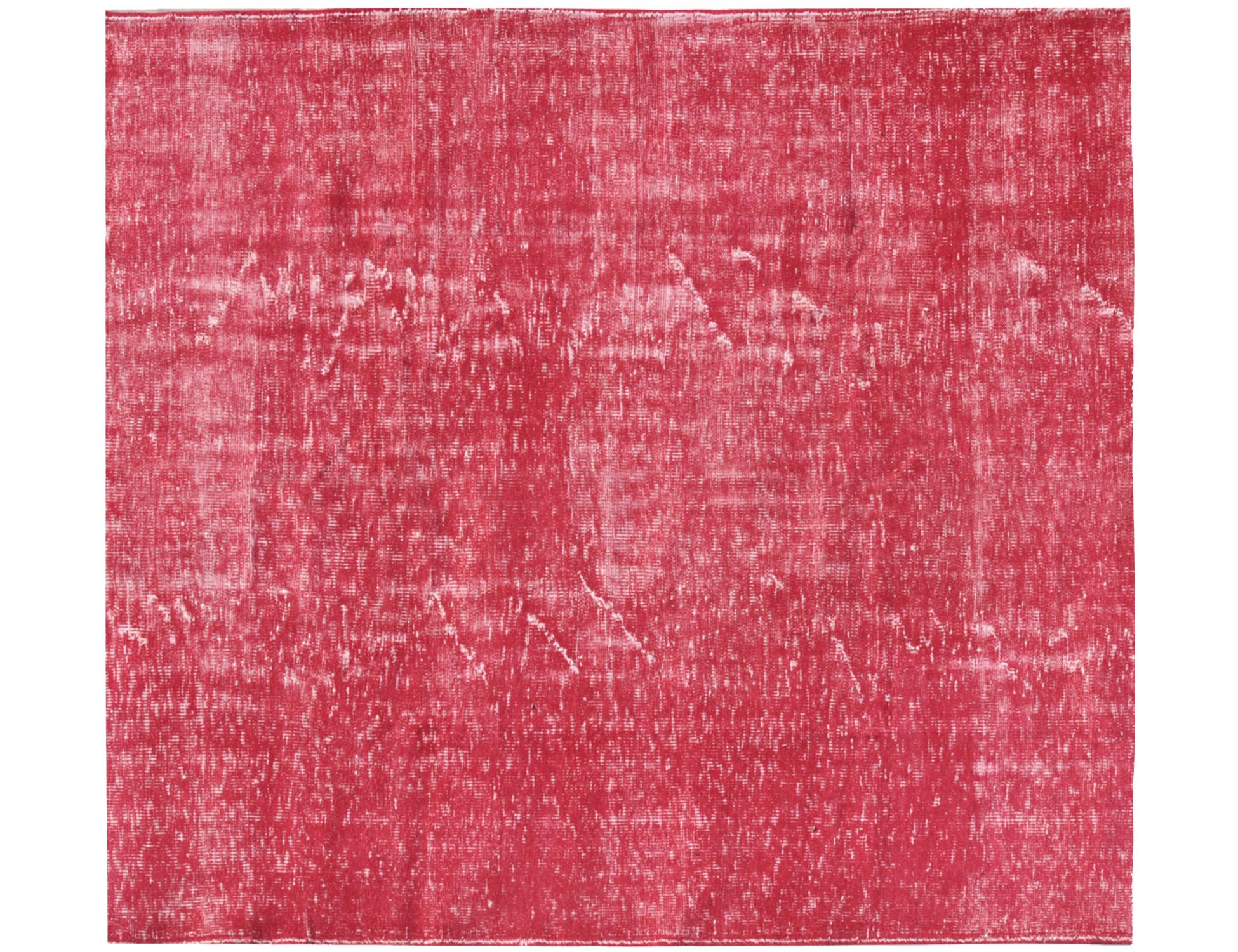 Vintage Teppich  rot <br/>179 x 179 cm