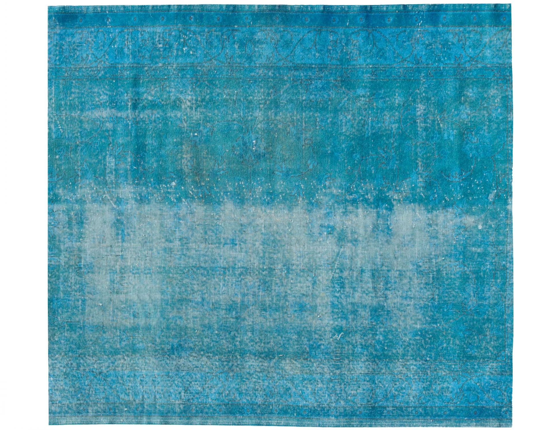 Tappeto Vintage  blu <br/>166 x 166 cm