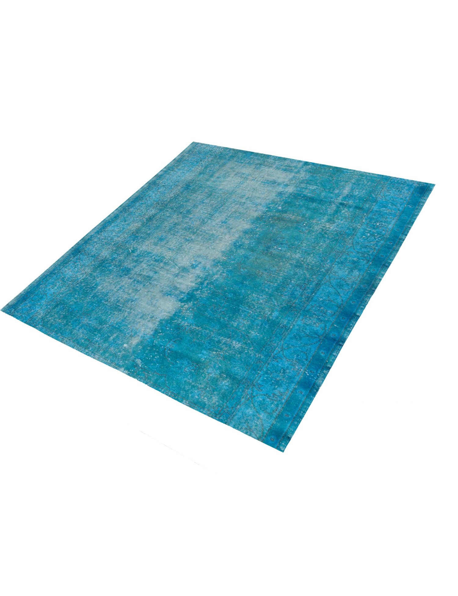 Vintage Teppich  blau <br/>166 x 166 cm
