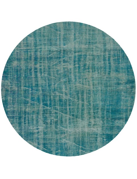Blau Türkei Vintage Teppich 188 x 188 cm