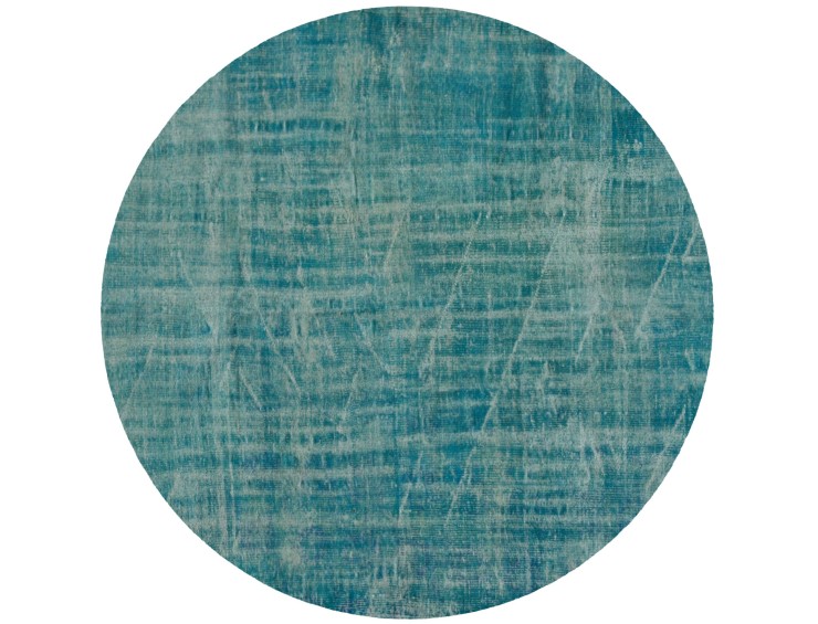 Blu Turco Tappeto Vintage 188 x 188 cm