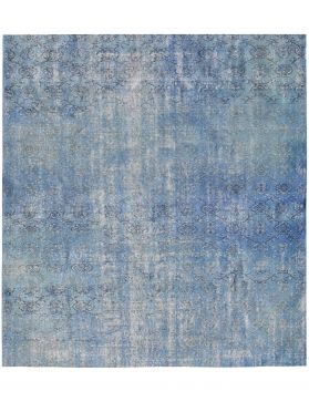 Vintage Teppich 198 X 198 blau
