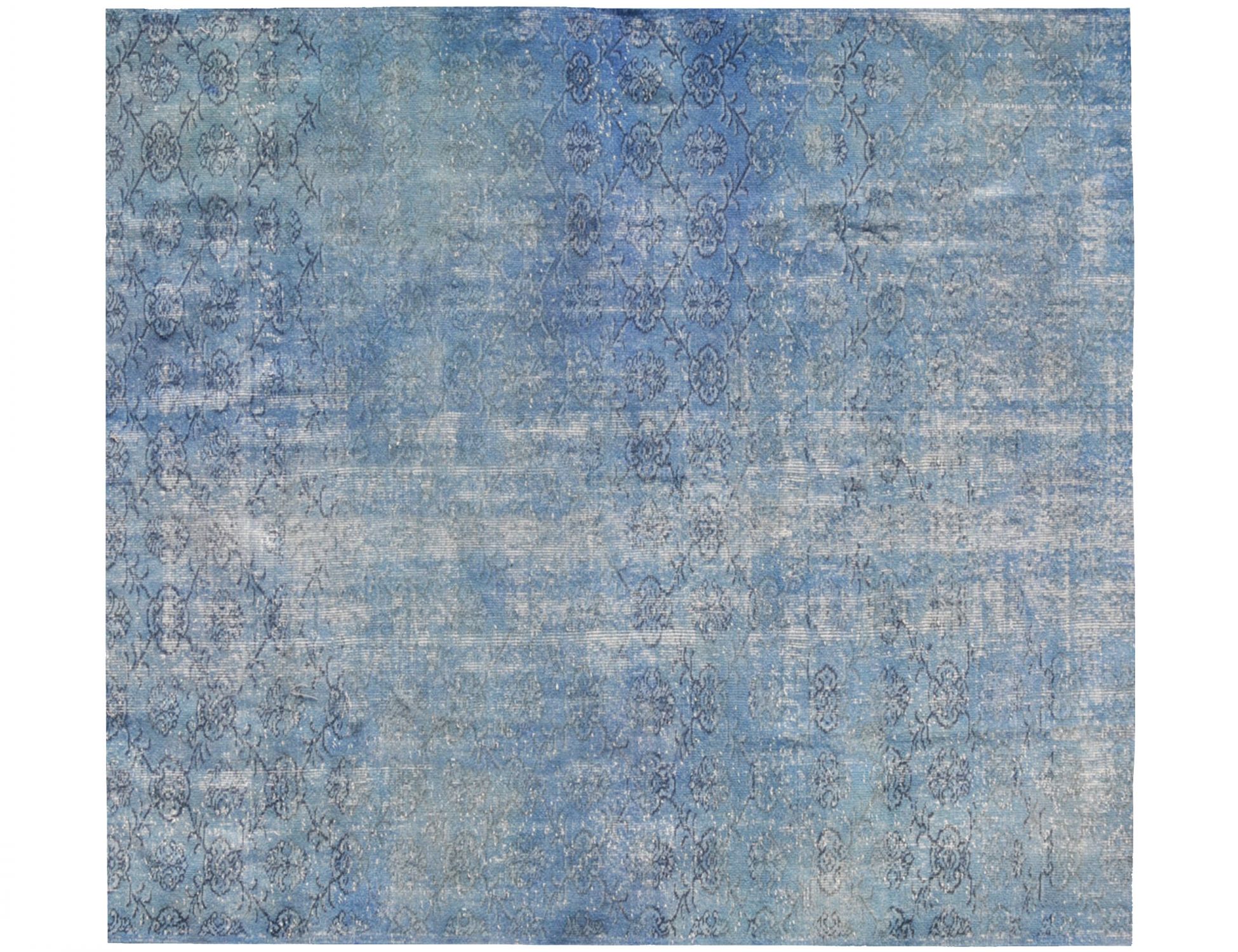Tappeto Vintage  blu <br/>198 x 198 cm