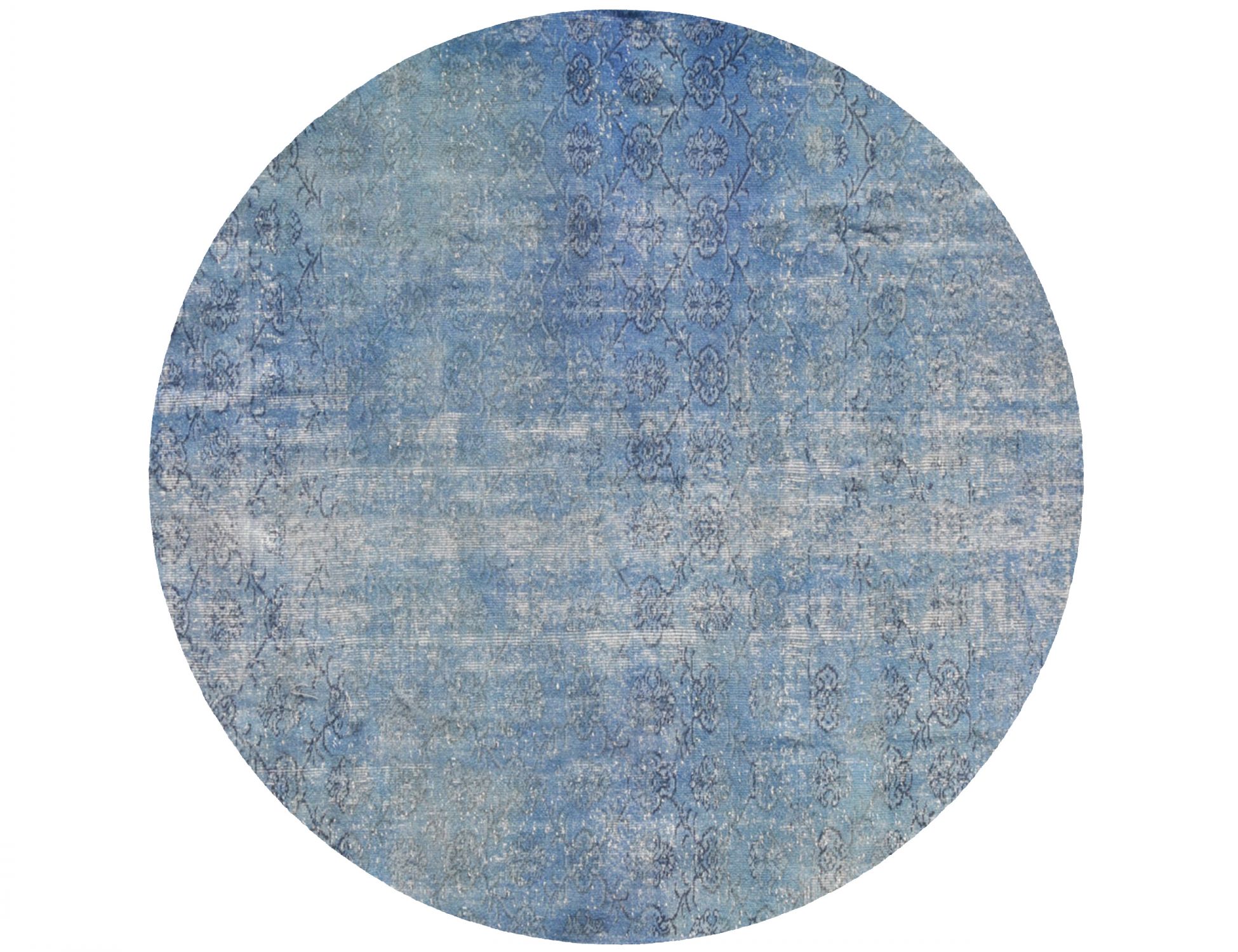 Tappeto Vintage  blu <br/>198 x 198 cm