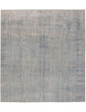 Square Vintage Carpet  blue <br/>185 x 185 cm