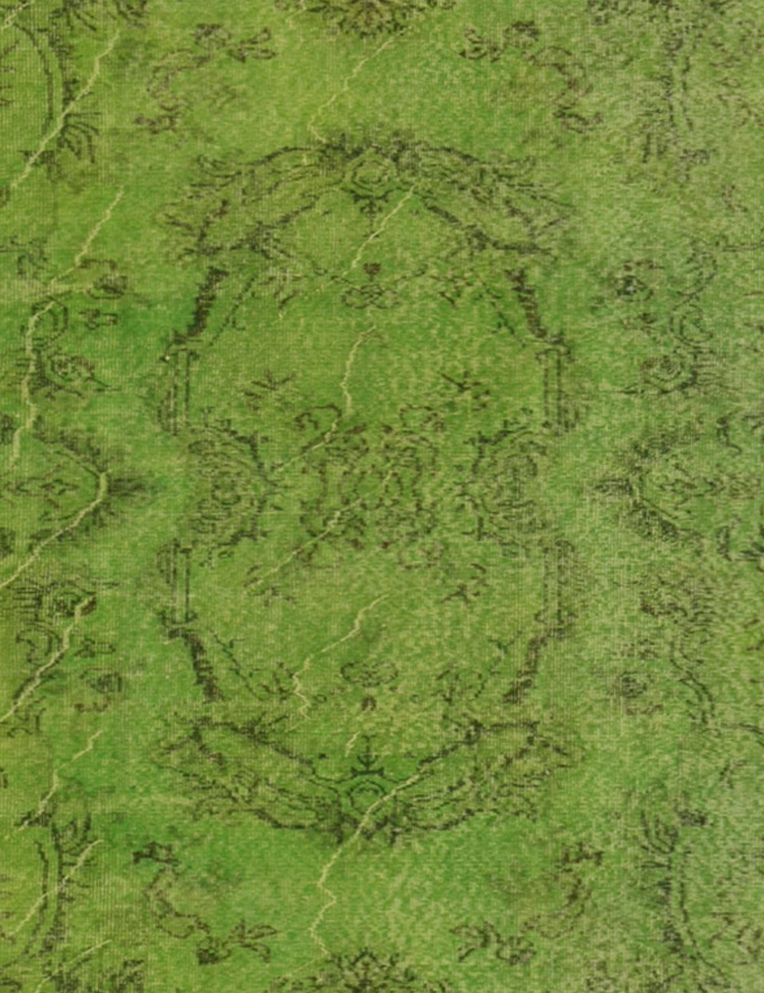 Vintage Teppich  grün <br/>161 x 161 cm