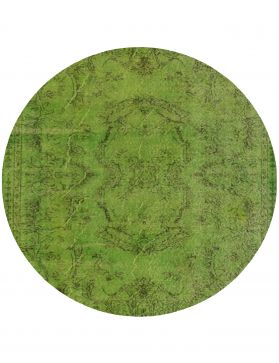 Vintage Teppich 161 X 161 grün