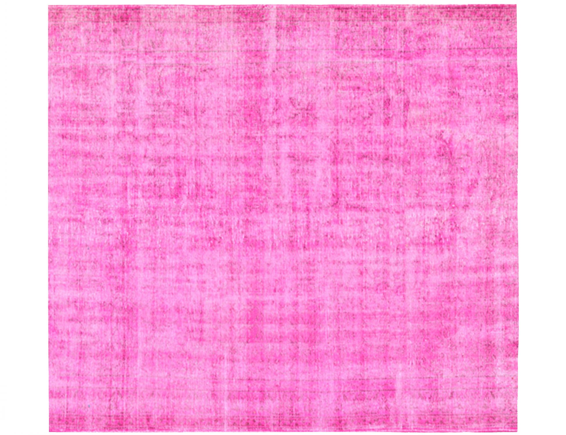 Tappeto Vintage  rosa <br/>180 x 180 cm