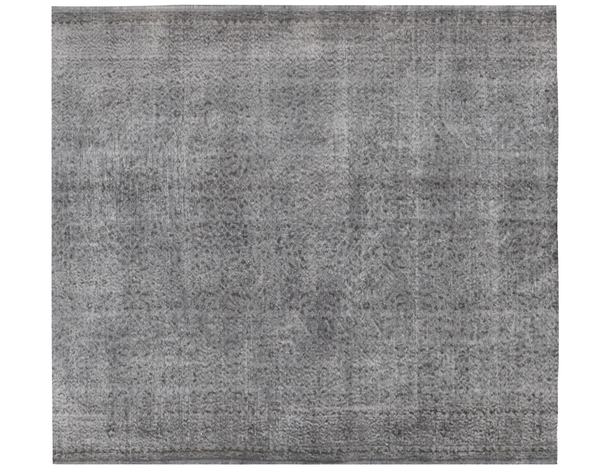 Quadrat Vintage Teppich  grau <br/>204 x 204 cm