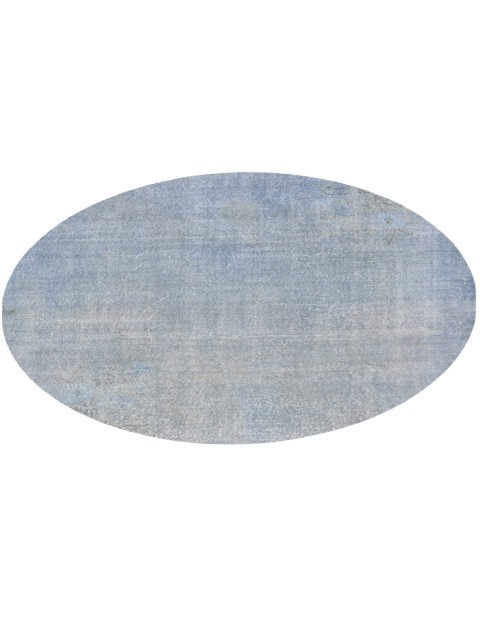 Blå Tyrkiet Vintage Tæppe  196 x 196 cm