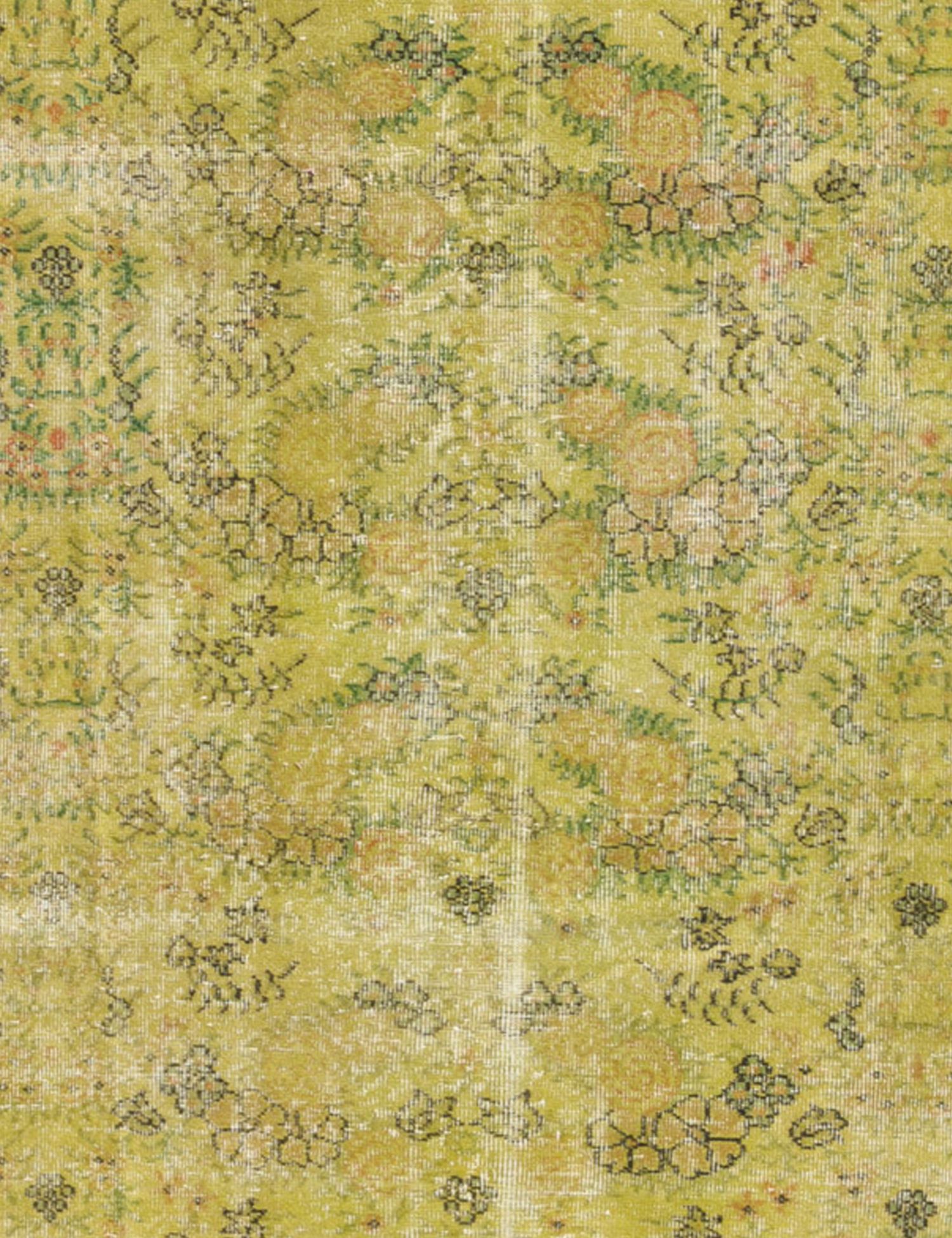 Vintage Teppich  grün <br/>162 x 162 cm